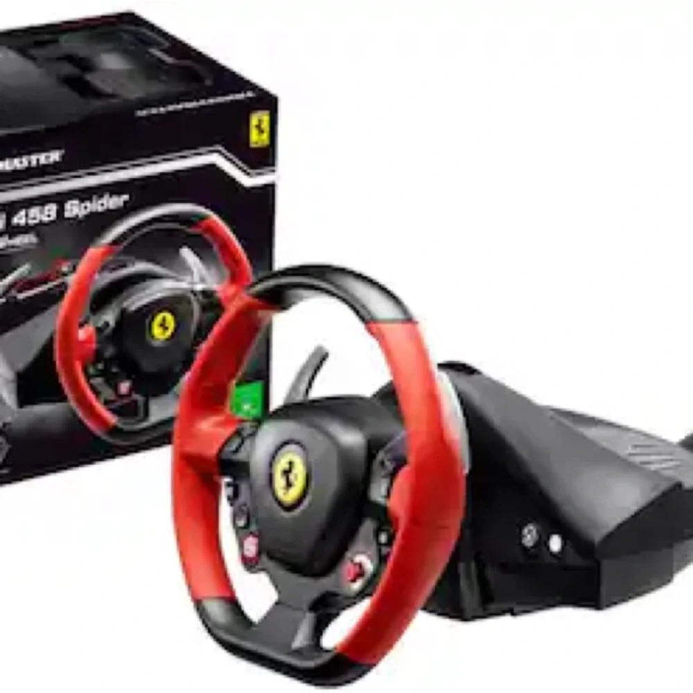 Ferrari 458 Spider Racing Wheel - Red and Black - Picture 4 of 9